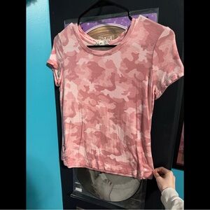 Pink Rose Pink Camouflage T-Shirt